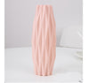 Origami Plastic Vase White Imitation Ceramic Flower Pot - thedecorcare
