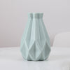 Origami Plastic Vase White Imitation Ceramic Flower Pot - thedecorcare