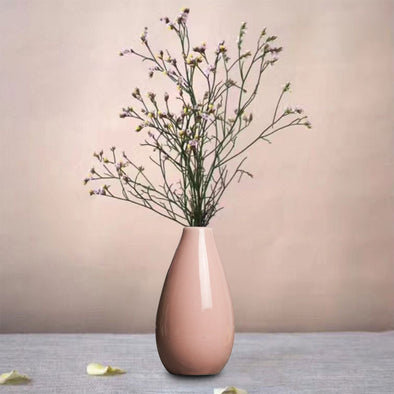Mini Home Smooth Ceramic Pottery Flower Vase - thedecorcare