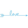 LOVE Heart Together Forever Bedroom Carved Wall Sticker - thedecorcare