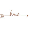 LOVE Heart Together Forever Bedroom Carved Wall Sticker - thedecorcare