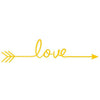 LOVE Heart Together Forever Bedroom Carved Wall Sticker - thedecorcare