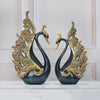 Luxury Creative Resin Swan Ornament Home Decoration - thedecorcare