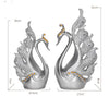 Luxury Creative Resin Swan Ornament Home Decoration - thedecorcare