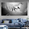 Black Love Kiss Canvas Painting Abstract Decoration Wall Art - thedecorcare
