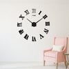 Latest Design 3D Big Mirror Clock Wall Stickers - thedecorcare