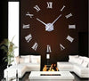 Latest Design 3D Big Mirror Clock Wall Stickers - thedecorcare