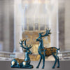 Lucky Deer Round Birds Figurine Home Furnishing Decoration - thedecorcare