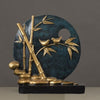 Lucky Deer Round Birds Figurine Home Furnishing Decoration - thedecorcare