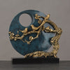 Lucky Deer Round Birds Figurine Home Furnishing Decoration - thedecorcare