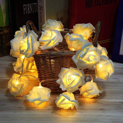 Rose Flower LED String Lights for Home Decoration - thedecorcare