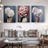 Modern Big Size Flowers Feather Women Oil Painting - thedecorcare