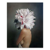 Modern Big Size Flowers Feather Women Oil Painting - thedecorcare