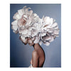 Modern Big Size Flowers Feather Women Oil Painting - thedecorcare