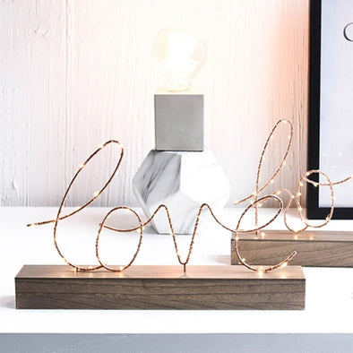 Creative Figurines Ornaments LED Lamp Light - thedecorcare