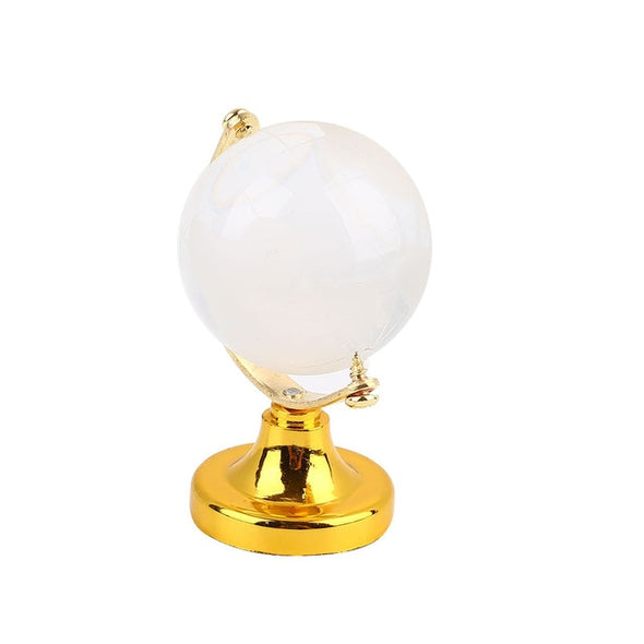 Crystal Globe Paperweight Stand Table Ornament - thedecorcare