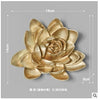 New Stereo Resin Lotus Fish Flowers Crafts Wall Decoration - thedecorcare