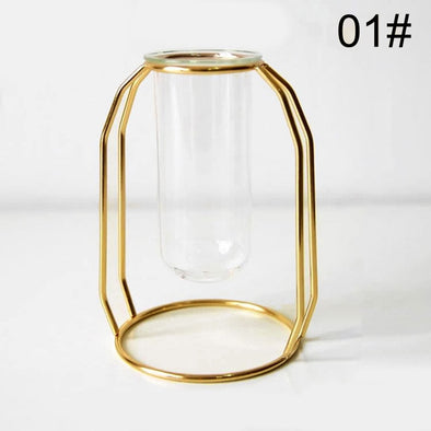 Luxury Nordic Style Iron Metal Art Vase For Decoration - thedecorcare