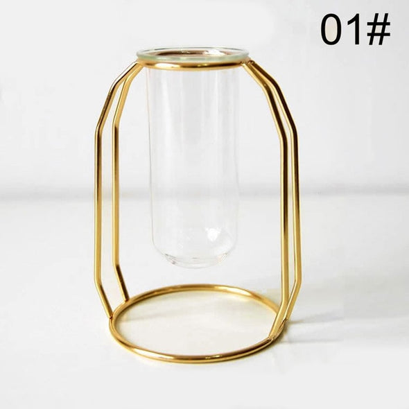 Luxury Nordic Style Iron Metal Art Vase For Decoration - thedecorcare