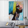 Abstract Women's Portrait Canvas Painting For Home Decor - thedecorcare