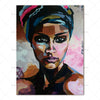 Abstract Women's Portrait Canvas Painting For Home Decor - thedecorcare