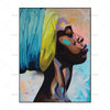 Abstract Women's Portrait Canvas Painting For Home Decor - thedecorcare